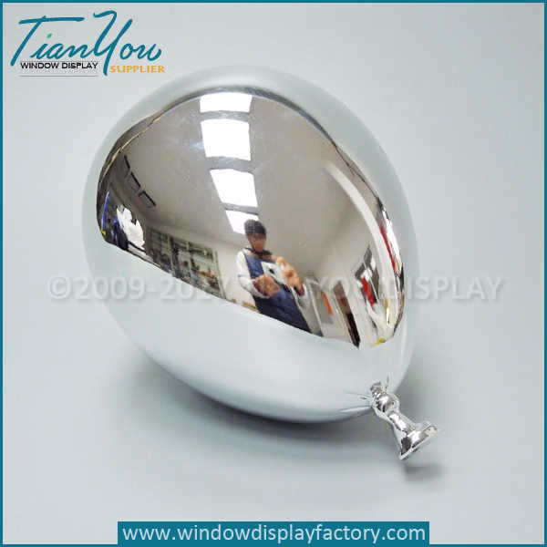 Silver custom fake balloon prop