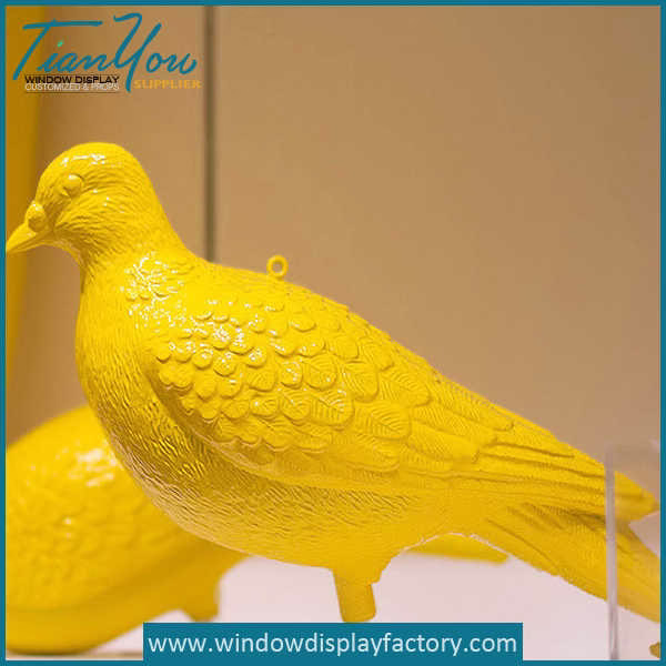 Foam Carved Bird Decoration Props