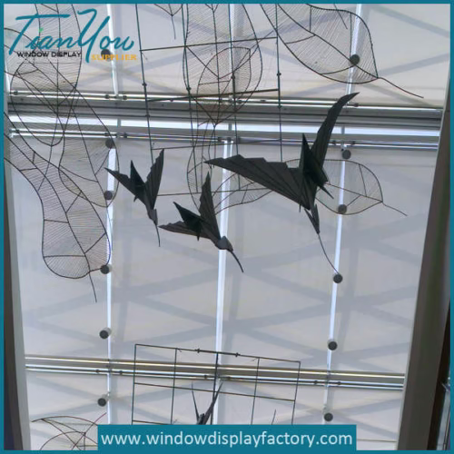 Decoration Custom Black Metal Jays Props