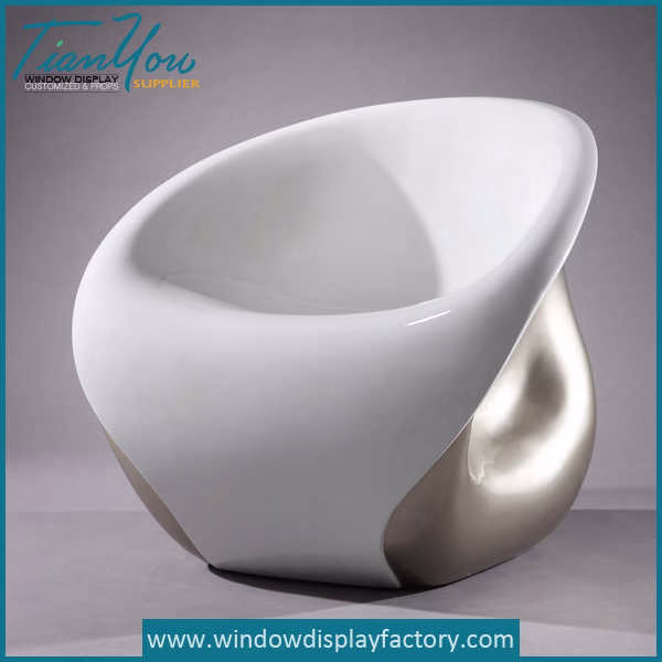Morden Furniture Fiberglass Cup Chair