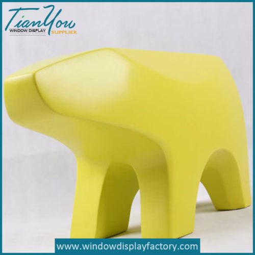 Animal Shape Fiberglass Sitting Stool
