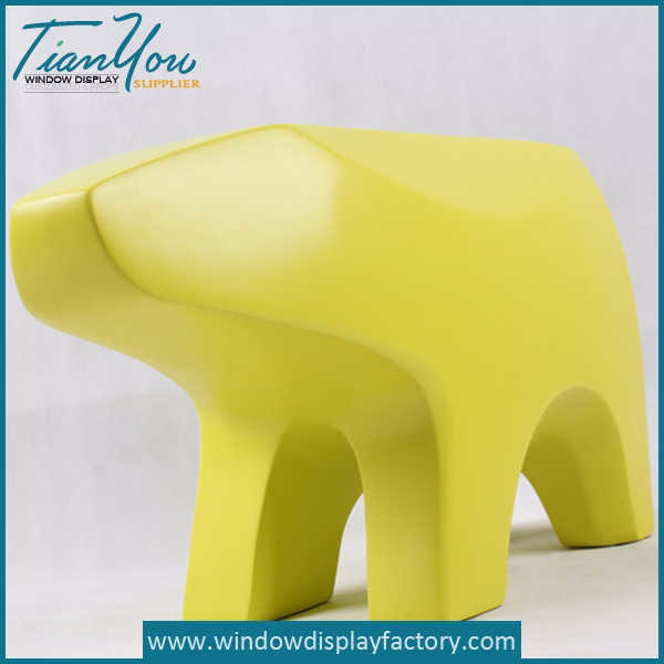 Animal Shape Fiberglass Sitting Stool
