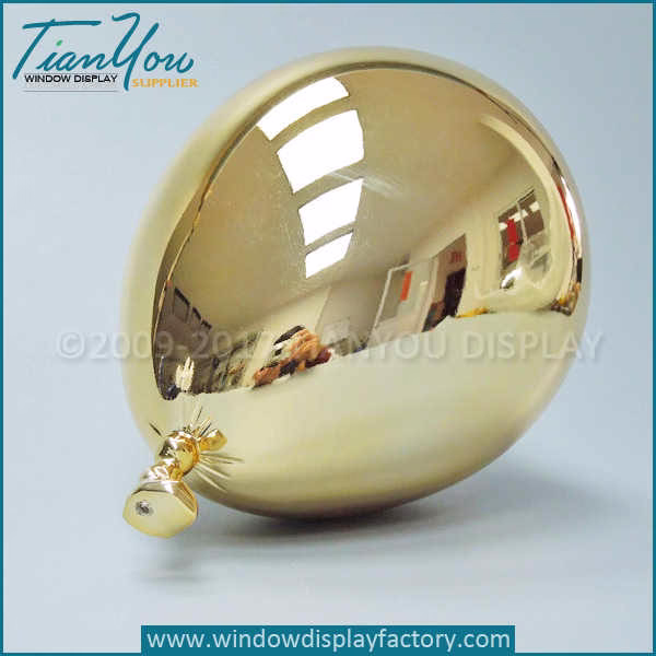 Gold metallic fake balloon prop