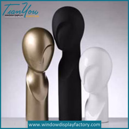 Custom Fiberglass Mannequin Heads Props image