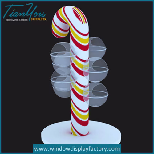 Cheap Giant Fiberglass Lollipop Display Props