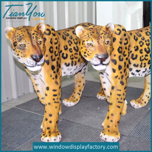 Outdoor Decoration Life Size Fiberglass Tiger Statues