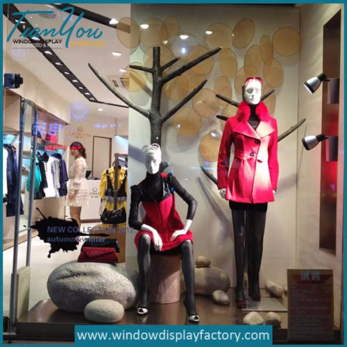 Life Size Fake Fiberglass Artificial Trees Display Props image