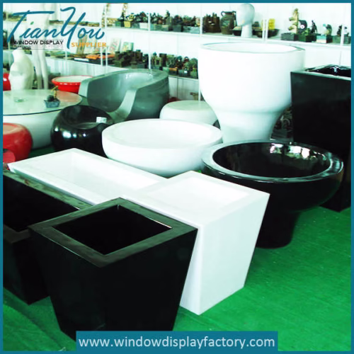 Custom Fiberglass Flower Garden Planters