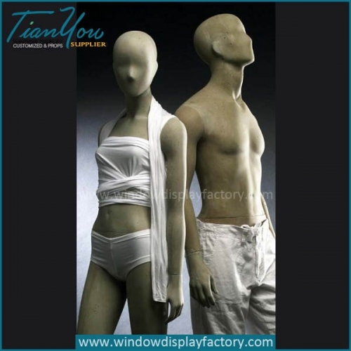 Popular Full Boday Fiberglass Coment Mannequin