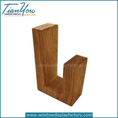 New Style Custom Wood U Shape Display Stand Fixtures