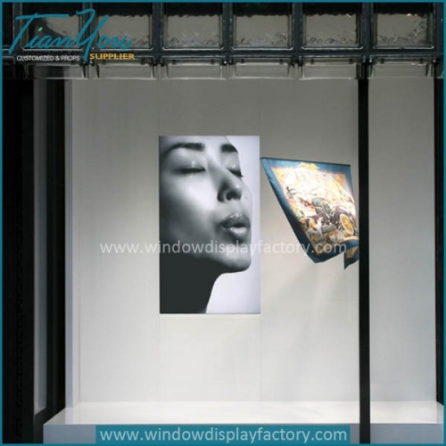 Photograph frames retail window display backdrops