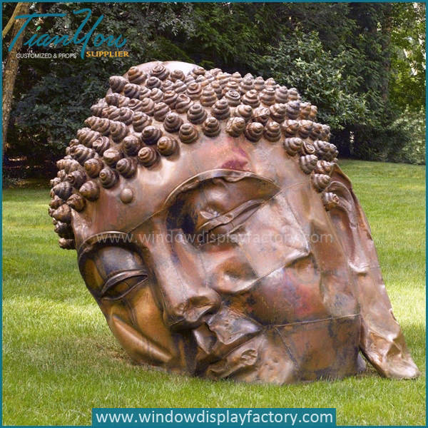 Outdoor Giant Lovely Fiberglass Buddha Statues