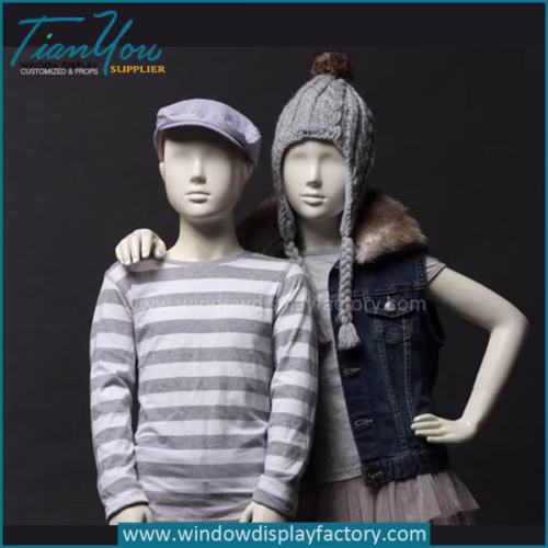 Full Body Fiberglass Child Mannequin for Sale