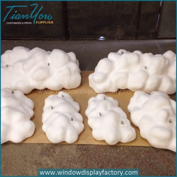 Beautiful White Fiberglass Clouds Decoration