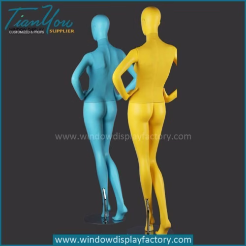 Hot Sale Standing Display Fiberglass Colorful Mannequin