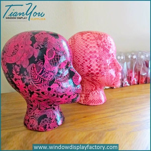 New Style Colorful Resin Head Mannequin Decoration