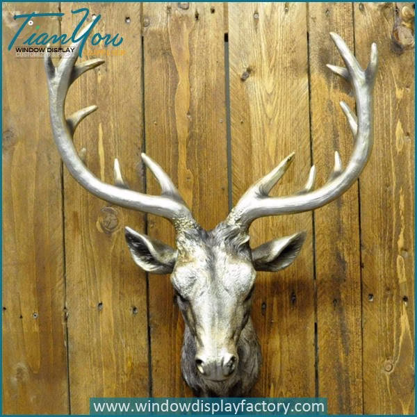 decorative vintage fibergla deer head mannequin