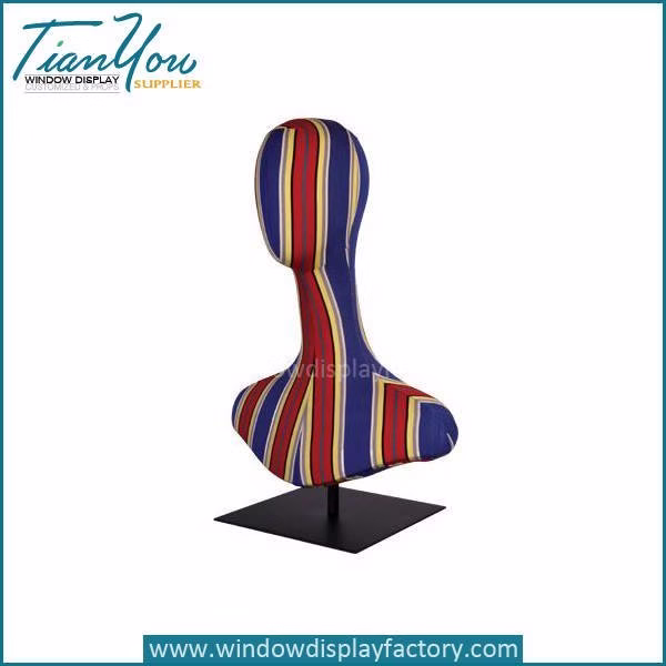 Custom Colorful Mannequin Head Display Props