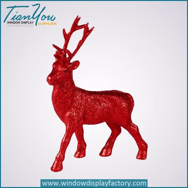 fibergla deer tatue chri tma decoration