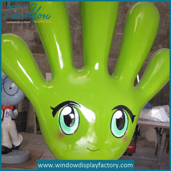 Giant Cu tomized Shape Fibergla Girl Statue image