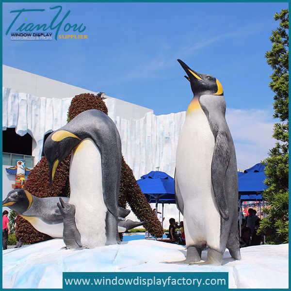 Fake Larg Foam Iceberg Penguin Park Di play image