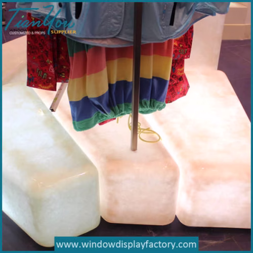 Fake Custom Square Fiberglass Ice Cube Decoration