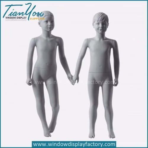 Full Body Custom Kids Mannequin Shop Window Display