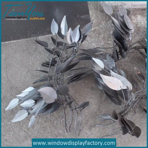Custom Fake Metal Leaf Display Props