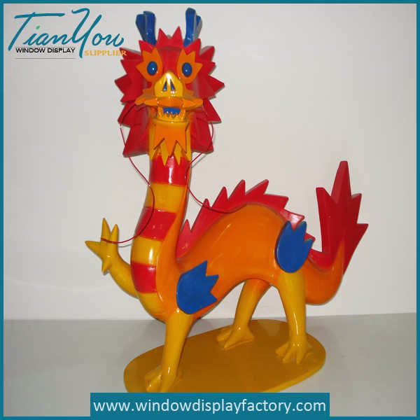 resin dragon statues