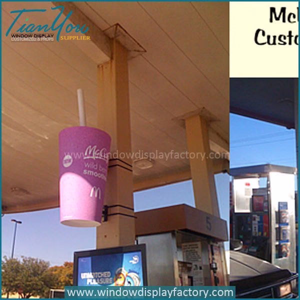 Cu tom Colorful Giant Cup Di play Prop with MCD Logo image
