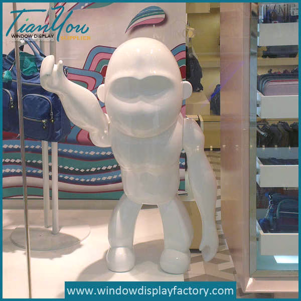 Window Display Fiberglass Monkey Statues