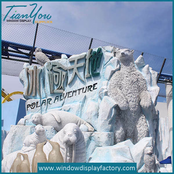 Giant Outdoor Fiberglass Animal Statues for Park