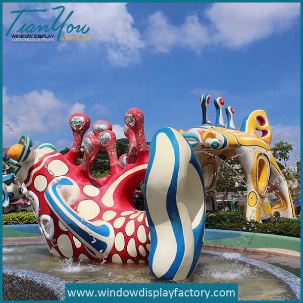 Giant Outdoor Amusement Park Fiberglass Statues