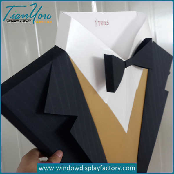 Custom Handmade Paper Shit Tie Display