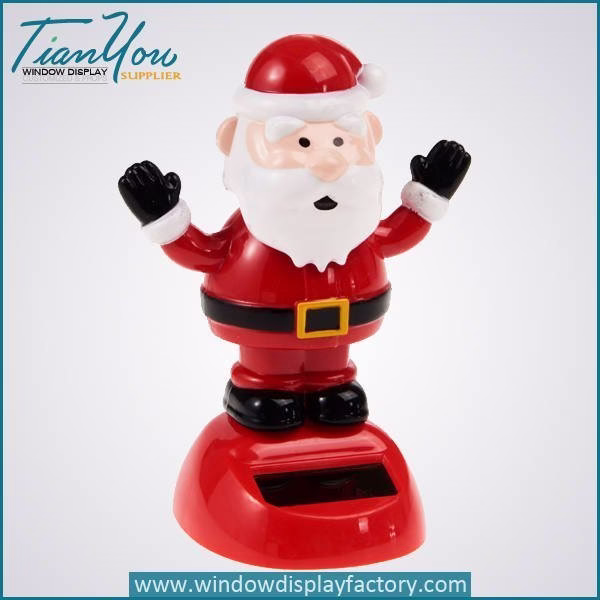 Plastic Christmas Craft Decoration Cute Santa Claus Gift