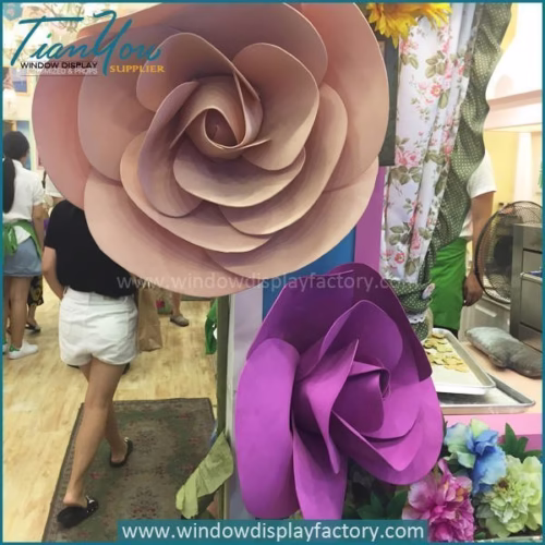 Colorful Giant Custom PVC Flowers Display
