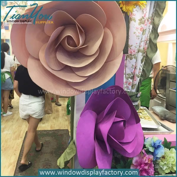 Colorful Giant Custom PVC Flowers Display