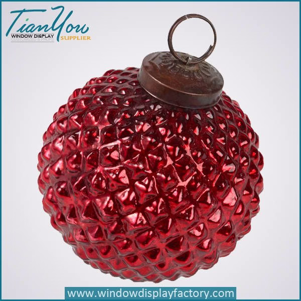 re in electroplated chri tma ball red