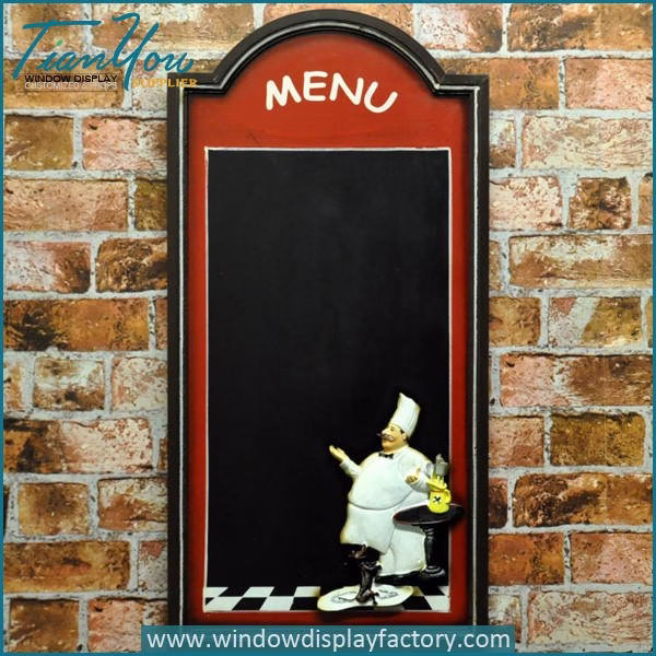 re taurant cooker menu board chalk