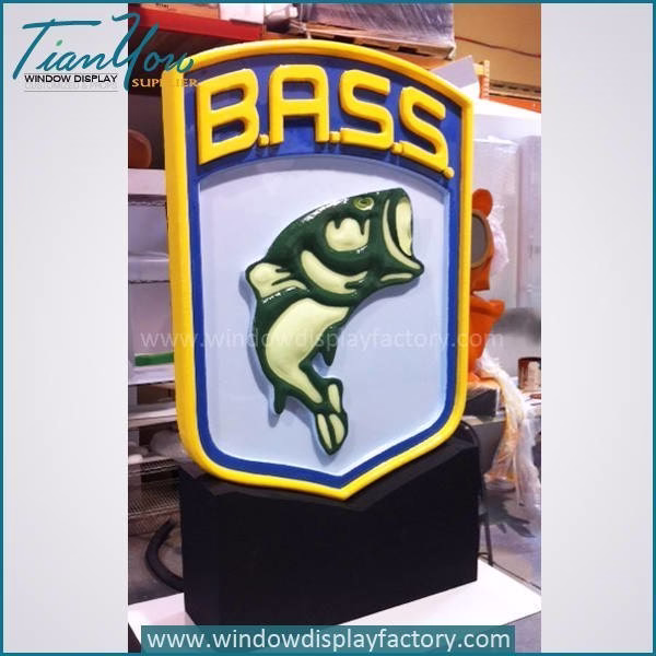 Outdoor Colorful Giant Acrylic Brand Signs Display