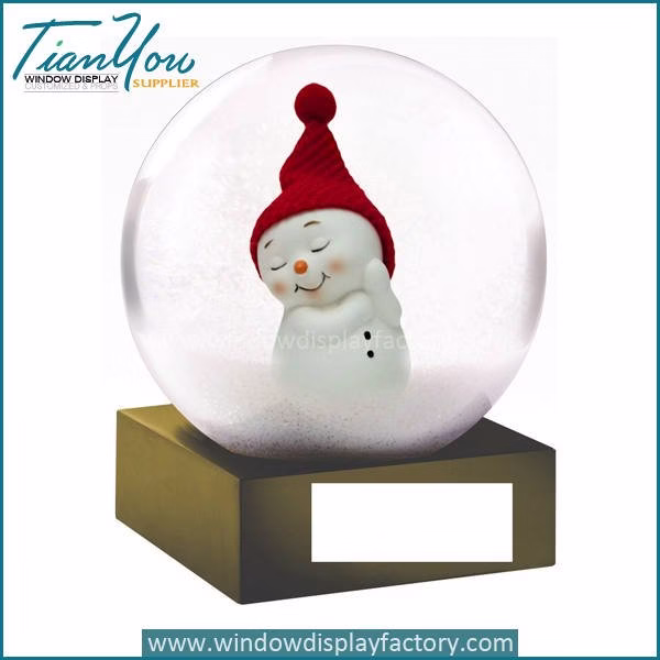 Cu tom High Quality Gla Water Re in Snowball Craft image