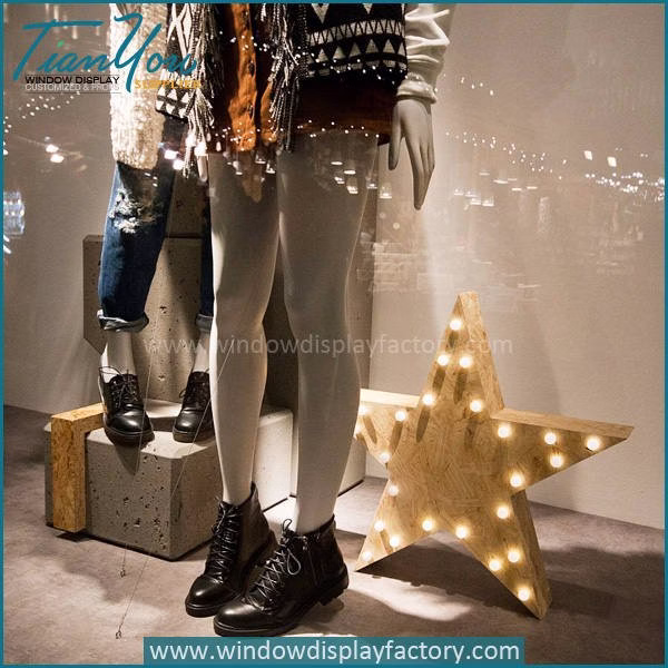 Cu tom Popular Star Clothe Shop Window Di play image