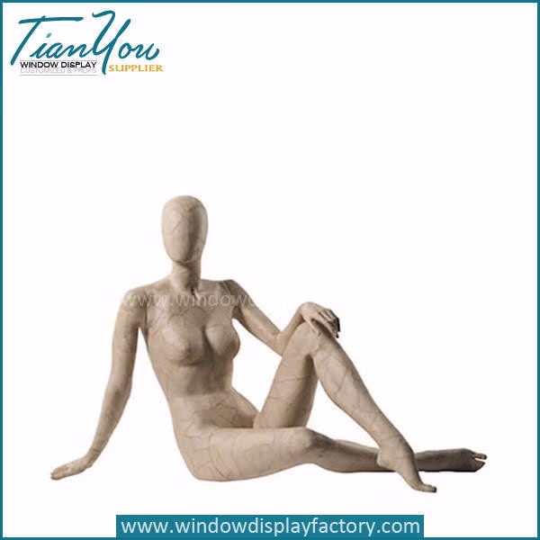 vintage Cracked female mannequin