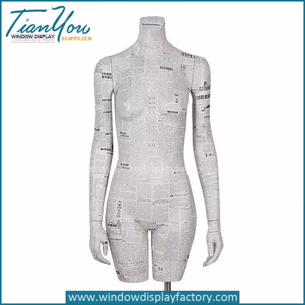 vintage new paper fini hing mannequin female