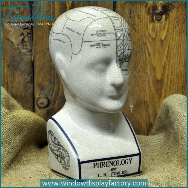 Vintage Decorative Resin Head Craft Display