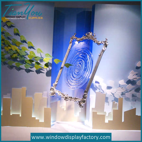 Custom Attractive Crystal Acrylic Window Display