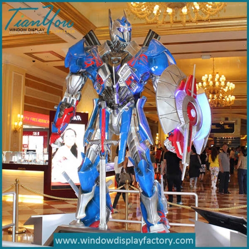 Giant Realistic Decoration Fiberglass Transformers Display