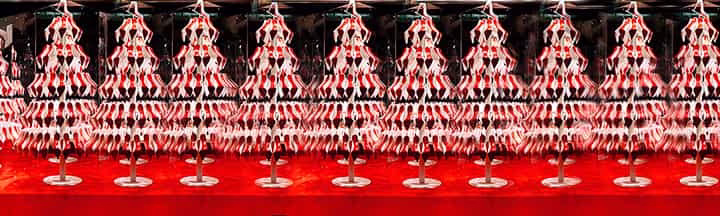 Christian Louboutin Christmas windows