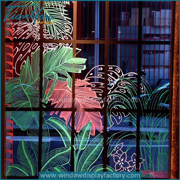 flower shop window displays