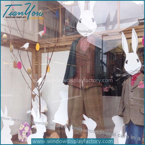 easter window display ideas